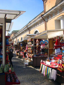 Traditioneller Basar im Zentrum der Stadt.